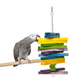 Featherland Paradise - Large Vari Fan Bird Toy - Bird Toys for Large Birds (18" x 8" x 1.5") - size: Vari Fan