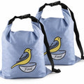 2 Pack Bird Seed Storage Container with Zipper Design,10 lb Travel Bird Food Storage Bag,Outdoor Portable Wild Bird Seed Container,Outdoor Feeding for Pet Birds Parakeets Finches Food Meal Storage