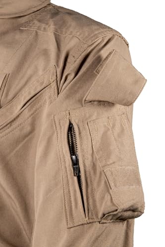 Propper Unisex CWU 27/P Nomex Flight Suit | Flame-Resistant Coverall, Used by Army, Navy, Air Force, and USMC - color: Af Tan, size: 38 Regular