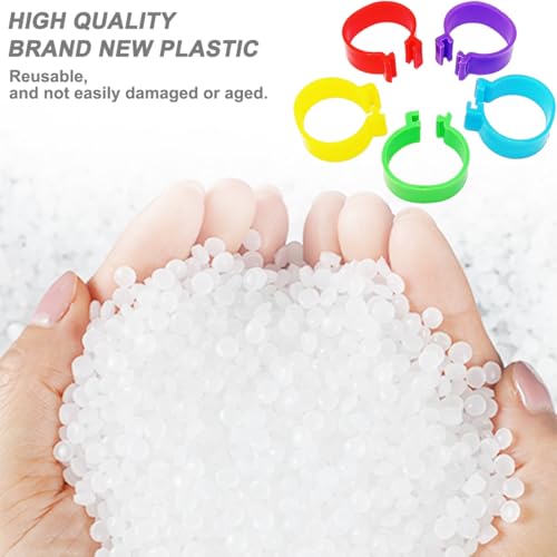 100Pcs 25mm Extra Large Turkey Leg Bands Goose Leg Bands Poultry Identification Leg Bands Rings 8/16/20/25mm - size: 25mm - 100Pcs