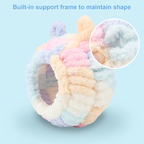Wontee Bird Nest Bed Breeding House Winter Warm Snuggle Hut for Budgies Parakeets Cockatiels Lovebirds Canaries (Multi-Colored) - color: Multi-Colored