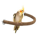 Rypet Natural Wood Bird Perch, U-Shaped Bird Perch for Cage (L) | Safe Chew & Rest Perch, Durable Non-Toxic Cage Accessory, for Parakeets, Cockatiels, Lovebirds, Budgies & Small Conures