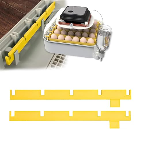 2-Pack Egg Turner Support Bars for Maticoopx 30 Incubator,Holds 5 Baskets Automatic Egg Roller (Yellow) - color: Yellow