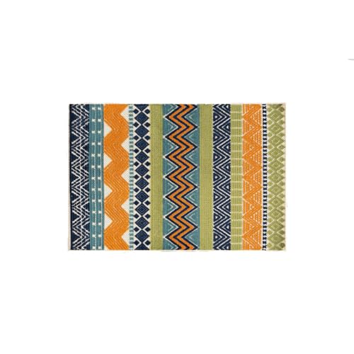 Rugshop Marbella Indoor/Outdoor Boho Accent Area Rug Multi 2' x 3' | Rectangular, Size 2' x 3', Patio, Deck, Porch, Balcony, Backyard, Garden, Poolside, Sunroom, Outdoor Living, Weatherproof - color: Multi Color, size: 2' x 3' (Rectangular)