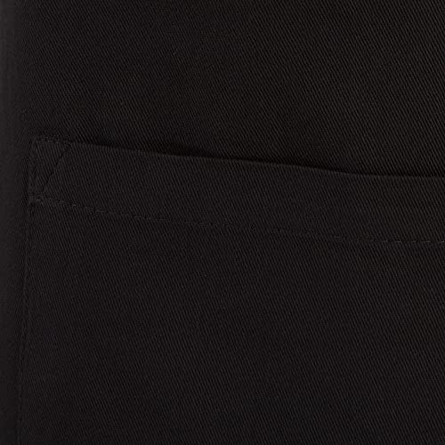 DII Everyday Basic Kitchen Collection - color: Black, size: Plus Size Chef Apron
