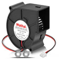 Wathai 7530 DC 12V Centrifugal Blower Cooling Fan 12 Volt 2Pin Dual Ball | DC Centrifugal Fan 2pin for Amplifier RV Fridge Computer Case Ventilation or Project Replacement Part kit - style: 12V 2Pin Ball