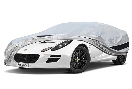 Coupe Car Cover Custom Fit Lotus Elise 1995-2025, Car Cover Waterproof All Weather for Automobiles, Sun Rain Dust UV Protection. (Ships from US Warehouse, Arrive Within 3-7 Days) - size: Custom Fit Lotus Elise
