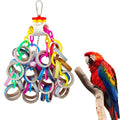 LWINGFLYER Bird Toys,Parrots Durable Cardboard Chewing Shredding Foraging for Medium & Large Parrot African Greys Cockatoos Amazons Mini Macaws