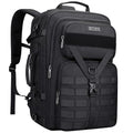 WITZMAN Travel Backpack for Men 45L Convertible Bag Fits 17" Laptop | Large Nylon Carry on Luggage Bag, 3 in 1 Laptop Backpack Airline Approved, For Weekend Getaway, Overnight Trip, B688 Black - color: Black
