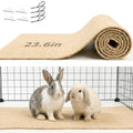 Rabbit Scratcher Mat - DIY Trimmable Self-Adhesive Bunny Scratch Pad Roll, Small Animal Scratching Rug for Cage, Biting, Sleeping & Nesting,Safe Scratch Mat for Rabbits & Small Pets (15.7x23.6 inch) - size: 15.7x23.6 inch