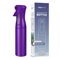 VIGOR PATH Continuous Spray Bottle for Hair – Fine Mist Mister for Hairstyling, Cleaning, Plants, Pets, Barbers, Salons, and Essential Oil Applications (300ml/10.1 oz) Dark Purple - color: Dark Purple - 10oz