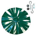 SB5 Hanging Disk Baffle, Green, 22.5-Inch