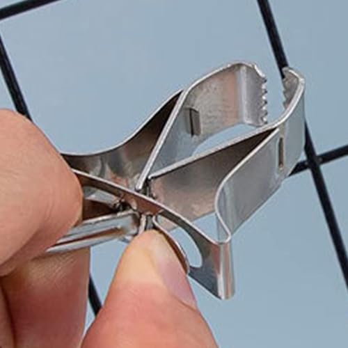 HANABASS 3pcs Bird Cage Food Tongs Vegetable Clips for Parrot Fruit Holding Easy to Use Food Clamps for Bird Feeders Practical Space-Saving Design