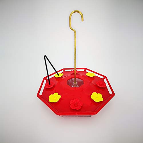 30 Pieces Hummingbird Feeders Replacement Flowers, Feeding Ports Replacement Bird Feeder Replacement Parts for Hummingbird Feeder Hanging Feeder - color: Yellow