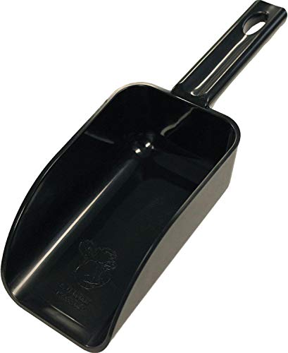 Poly Hand Scoop - 3.5 Inch Hand Scoop for Sand, Soil, Bird Feed, Dogfood, & Other Materials - Multipurpose Large Scooper for Everyday Tasks in Greenhouse, Garden & Home - Made in The USA