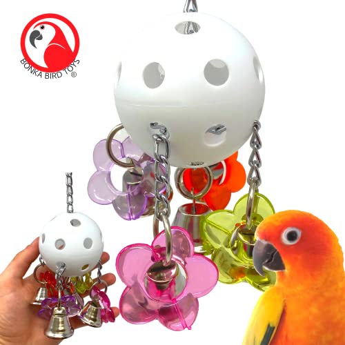 1937 Bellpull Bird Toy Parrot Cage Toys Cages African Grey Conure Cockatiel.