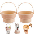 GOLIKEE 2 Pack Makeup Brush Cleaner Mat 3 in 1 Silicone Makeup Brush Cleaning Bowl Makeup Brush Sponge Scrubber Tool for Cleaning, Storage and Upside Down Drying, （Two Khaki） - color: Khaki