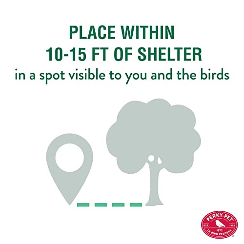 Perky-Pet WFH001 2 Farmhouse Wild Bird Feeder, No Size, White (Pack of 2) - size: No Size (Pack of 2)