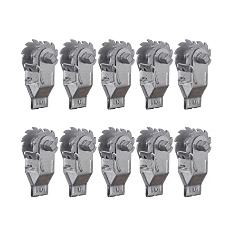 FENSMILE Electric Fence Wire Strainers, 10-Pack Inline Ratchet Tensioners | Heavy-Duty Steel · Compression Clip Design · Corrosion Resistant · Secure Wire Tension