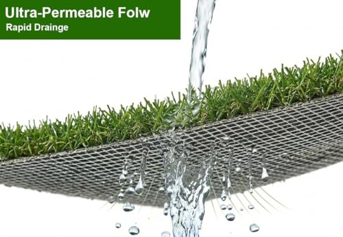Chicken Laying & Nesting Pads for Coop, Washable Artificial Grass, 6 Pack | 1.2" Thick Egg Cushion | Fits Standard 12x12 Boxes | Anti-Shedding & Flexible | Breathable Drainage Mesh | Easy Rinse & Reuse