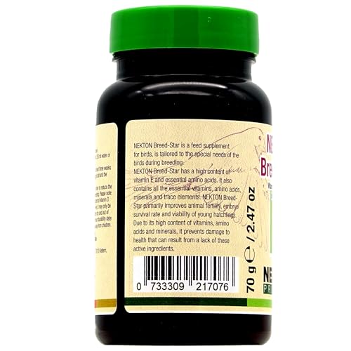 Nekton Breed-Star Breeding Supplement for Birds 70g / 2.47oz, Off White - size: 70g