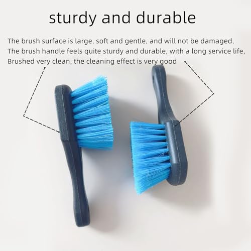 2 Pcs Bird Bath Brushes，Bathtub Cleaning Brush，Hummingbird Feeder Cleaning Brushes，Fountain Cleaner Safe for Birds and Cage，Concrete Bird Baths for Outdoors (Soft Brush with Big Brushing Surface) - style: Soft Brush