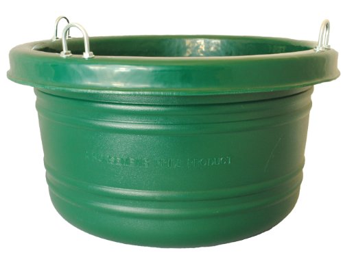 Horsemen's Pride Horse Feed Tub, Large, 30 Quarts, Green - color: Green, size: 30 Quarts