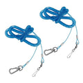 TOYANDONA 2pcs Parrot Training Leash Elastic Flying Rope for Safe Outdoor Activities Comfortable for Birds for Parrot and Training