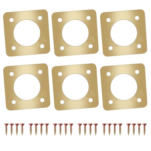 Metal Bird House Guard, Bird House Hole Protector with Copper, Portal Hole Protector for Small Wooden Room, 1-1/8" Opening, 6PCS - size: Opening 1-1/8"