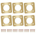 Metal Bird House Guard, Bird House Hole Protector with Copper, Portal Hole Protector for Small Wooden Room, 1-1/8" Opening, 6PCS - size: Opening 1-1/8"