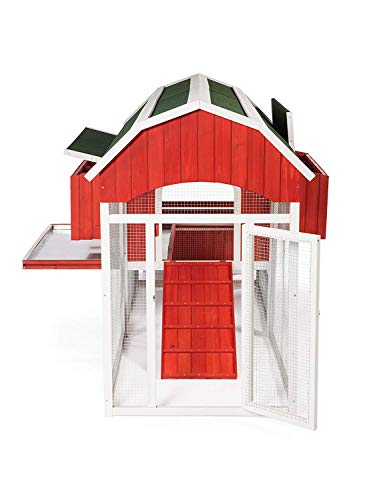 Prevue Pet Products 467 Large Barn Chicken Coop, Red