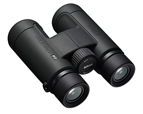 Nikon PROSTAFF P7 8x42 Binocular | Waterproof, fogproof, rubber-armored Full-Size Binocular, oil & water repellent coating & locking diopter | Official Nikon USA Model | 7.2 Degree Angle of View, waterproof down to 3, long eye relief Lead and arsenic-free