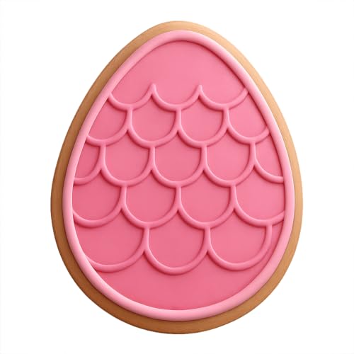 Dragon Egg Cookie Cutter & Stamp, Fondant & Clay - 4x3