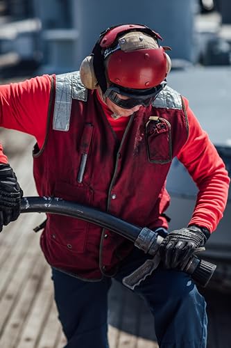 DRIFIRE Flame Resistant Flight Deck Jersey - color: Red, size: Small