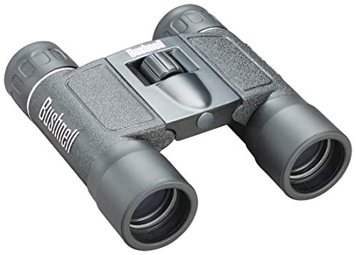 Bushnell 132516 Powerview 10x25 Compact Folding Roof Prism Binocular (Black)