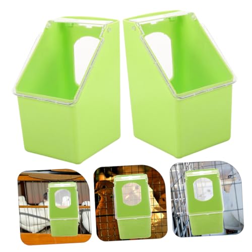 Garneck Bird Cage Feed Dispenser 4pcs Pigeon Feeder Hanging Bowl Quail Feeder Cage Supplies Pigeon Supplies