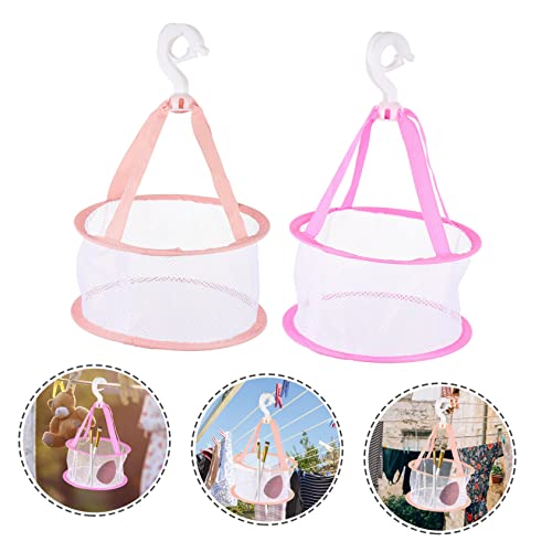 LIFKOME 2pcs Beauty Egg Drying Website Face Sponge Holder Makeup Brush Hanging Dehydrator Mesh for Women