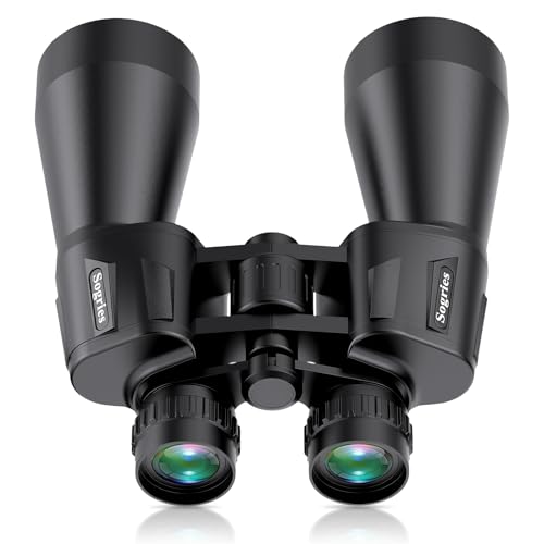 20x60 Binoculars for Adults High Powered | Waterproof & Fog Proof Compact Binoculars for Bird Watching with Low Light Vision, Hunting,Travel,Includes Carrying Bag - size: 20X60
