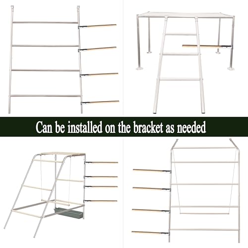 4 pcs Chicken Roosting Bars Single Wooden Pole, Chicken Supplies For Coop,Chicken Coop Simple Accessories,Angle-Adjustable Chicken Coop Toys,Birds Training Platform For Cockatiels Lovebirds And Parrot