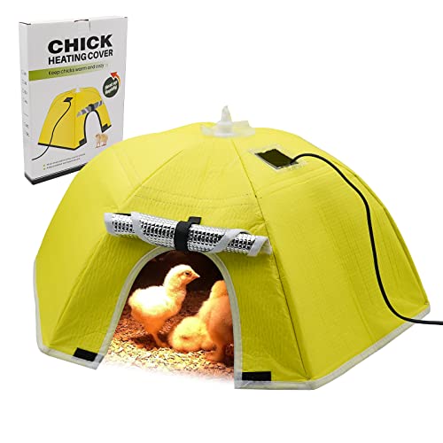 Chicken Brooder Box for Chicks | Chicken Coop Heater Chick Brooder Heating Plate for 10 Newborns Chicks Ducklings Quail Goose Birds Poultry Breeding Box