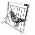 304 Stainless Steel Pigeon Trap Door Loft Bob Wire 11.8" x 9.8" | Heavy-Duty Welded Construction, One-Way Gravity Entry, Smooth Gate Action, Controlled Access Design, Return Flight Training - size: 11.8 x 9.8 In