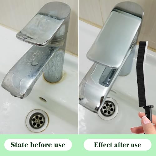 Hard Bristle Crevice Cleaning Brush, 5 Pack Gap Brush for Kitchen Bathroom | 5 pack hard bristle crevice brushes for small gaps, ideal for kitchens, bathrooms, window tracks, tiles, and faucets