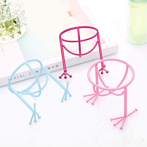 AKOAK 1 Pack Cute Chicken Shape Powder Puff Storage Rack, Makeup Egg Drying Rack, Makeup Gourd Puff Sponge Display Stand Beauty Tools (Sky blue) - color: Sky blue