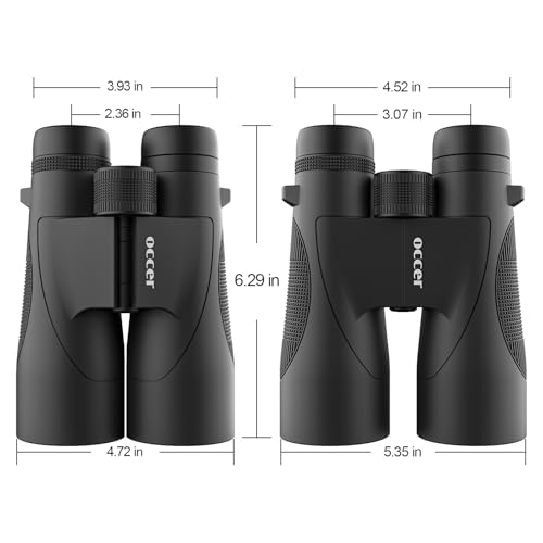 12x50 Binoculars for Adults Cruise Ship Travel Outdoor High Powerd Gift | Large 50mm Objective Lens, Easy Focus, Low Light Vision, Clear Image for Bird Watching Hunting Concert Stargazing