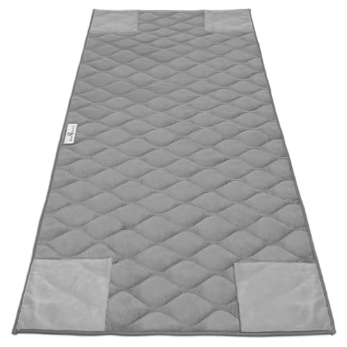 Paw Inspired PopCorner Washable Fleece Cage Liners, C&C 2x5, Gray | Reinforced Corners, Super Absorbent Mat, Bedding, Waterproof Bottom, Guinea Pigs, Ferrets, Rabbits, Hamsters, Small Animals - color: Gray, size: C&C 2X5