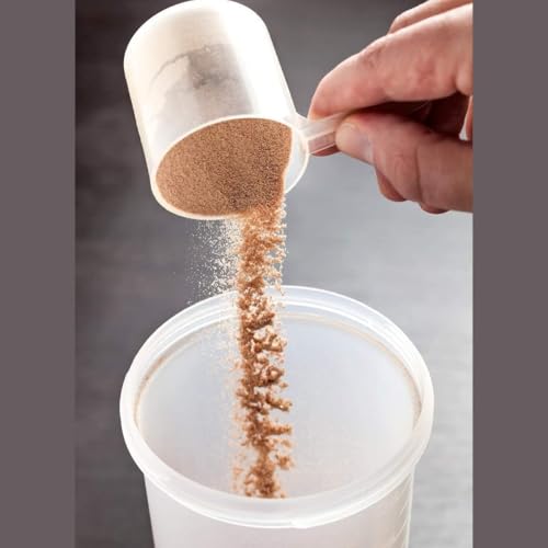 Long Handle Measuring Scoop - 1 Cup 8oz Opaque Spoon Single | Long handle plastic measuring scoop, Food grade BPA free polypropylene plastic, Perfect for kitchen baking pet food & powders - size: 250 cc | 1 Cup | 8 Oz. | 250 mL