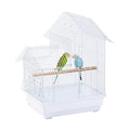 Small Bird Cage, Lightweight Hanging Travel Cage with Removable Tray | Easy to carry and clean, ideal for temporary housing, camping and vet visits with parakeets, canaries, lovebirds and finches. - size: 14.5"L x 13.3"W x 16.5"H