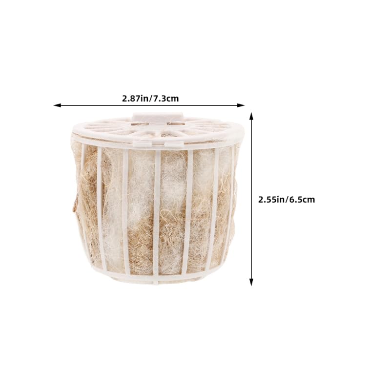 2-Pack Natural Jute Bird Nesting Material for Parakeets Canaries Finches Soft Comfortable Bird Bedding Cage Accessory for Breeding and Rest