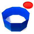 YAKCAM Chick Brooder Kit, Circular Corral for Up to 15 Chicks and Ducklings | Reusable Corrugated Panels, Snap-Ring Assembly | Heat Lamp Compatible | Feeding Tray Included | Indoor and Outdoor