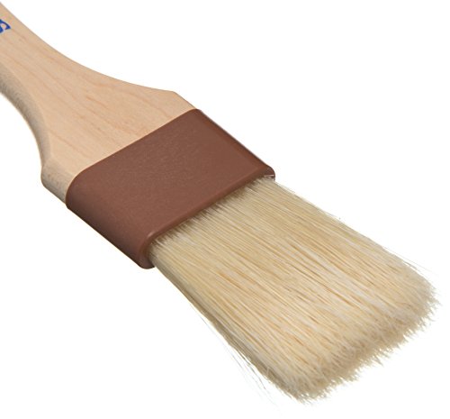 SPARTA Kitchen Basting Brush – 4037300 Basting Brush for Cooking Flat Boar Bristle Brush, Hardwood Handle for Kitchens, Restaurants, Catering, High Heat Food Prep, 1.5in - size: 8.25" x 1.5" (Pack of 1)